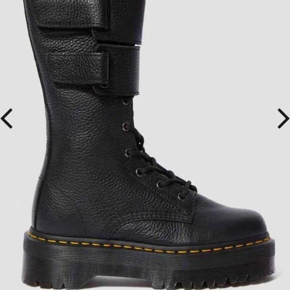 Doc Martin, Jagger, Black Platform Boots - Picture 6 of 7